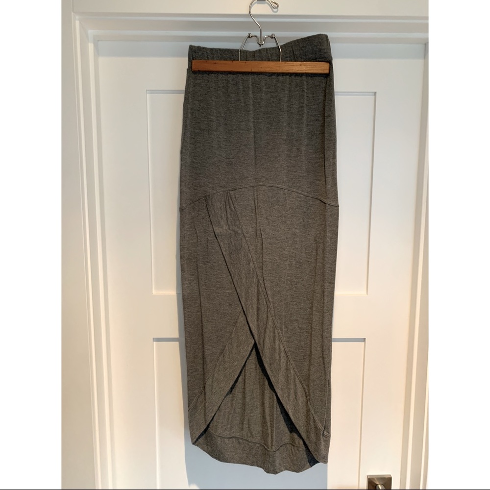 Rebel Sugar Grey Midi Skirt - Picture 1 of 1